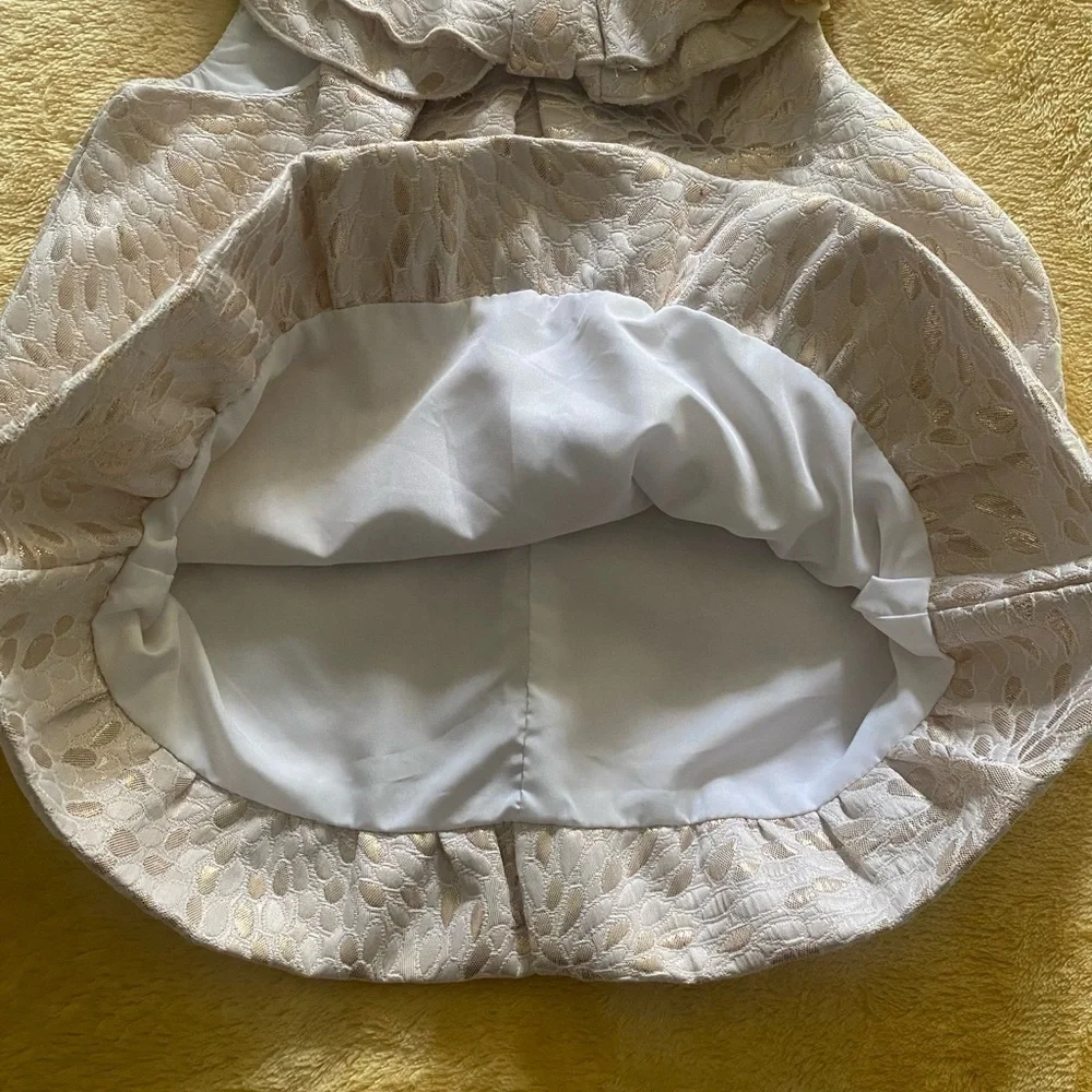 NWT-LAURA ASHLEY LONDON-GOLD DRESS